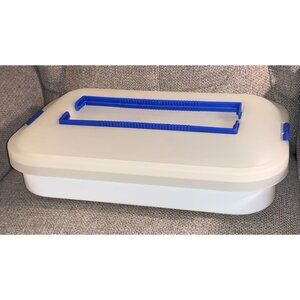 Design IRIS SCHWARTZ ART NO. 84-722 Pie Cake Transport Carrier 16”x11” Container